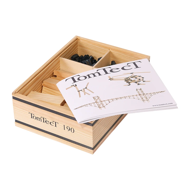 KAPLA-Holzplättchen TT190 TomTect 190 Kiefernholz Baukasten 4 KAPLA-Holzplättchen TT190 TomTect 190 Kiefernholz Baukasten – Bild 2