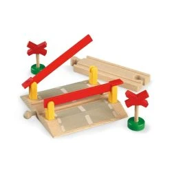 Brio 33388 Bahnübergang Für Holzschienenbahn Holz