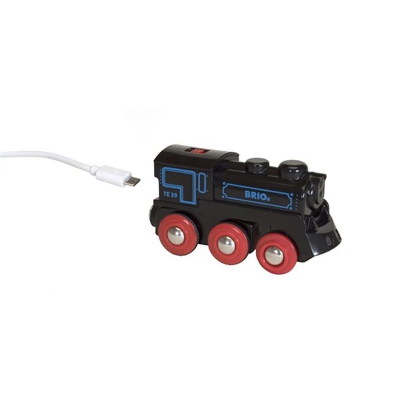 Brio 33599 Akku-Lokomotive Mit Mini-USB Schwarz Für Holzeisenbahn 3 Brio 33599 Akku-Lokomotive Mit Mini-USB Schwarz Für Holzeisenbahn