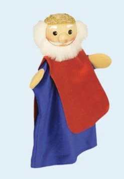 Kersa 60290 Handpuppe "König" Für Puppentheater Holzkopf