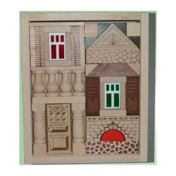 Ebert 314219 Baukasten "Residenz" 49 Teile Holz Erzgebirge