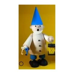 Egermann 15935 Bastel-Set "Räuchermann Wichtel Mit Laterne" Blau