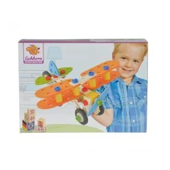 Eichhorn 39031 Constructor "Doppeldecker" 85-tlg. Holzbaukasten