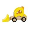 Goki 55966 Mini Radlader Gelb 20x8,5x10 Cm Ab 2 Jahre Holz