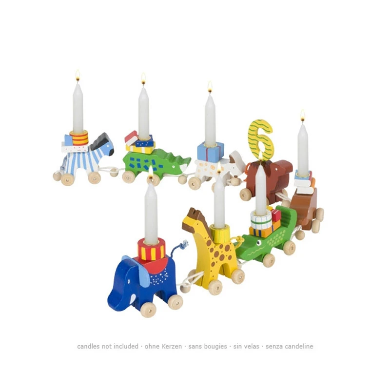 Goki GK108 Geburtstagskarawane Geburtstagszug Mit Tieren 3 Goki GK108 Geburtstagskarawane Geburtstagszug Mit Tieren