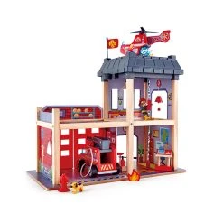 Hape E3023 Große Großstadt-Feuerwache Holz