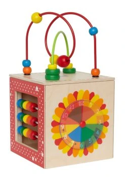 Hape E1802 Motorikwürfel Entdecker-Box Motorikspiel Holz