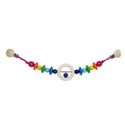 Hess 12998 Kinderwagenkette "Kim" Mit Glöckchen Wagenkette Aus Erzgebirge