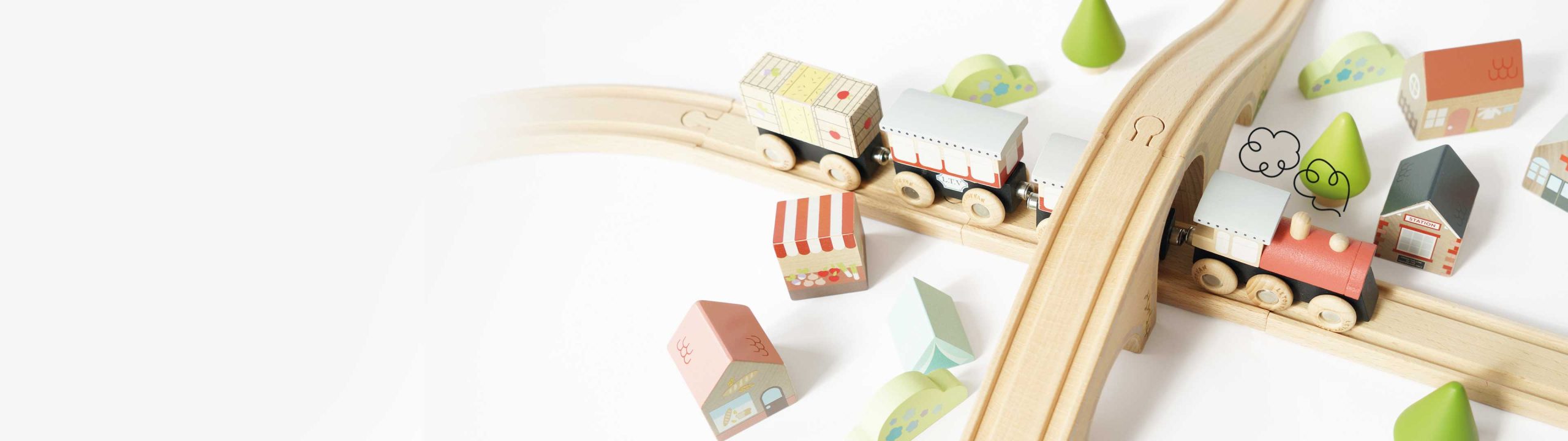 Le Toy Van Geschäft -Le Toy Van Geschäft home page rocking figure of eight train track scaled