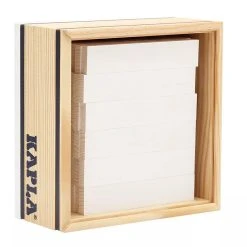 KAPLA-Holzplättchen 40er Box Weiss Pinienholz Bausteine 12 KAPLA-Holzplättchen 40er Box Weiss Pinienholz Bausteine -Le Toy Van Geschäft kapla 40 weiss