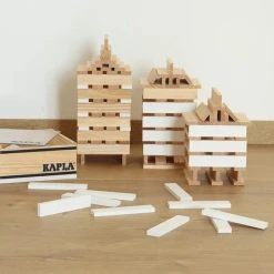 KAPLA-Holzplättchen 40er Box Weiss Pinienholz Bausteine 10 KAPLA-Holzplättchen 40er Box Weiss Pinienholz Bausteine -Le Toy Van Geschäft kapla 40 weiss 4