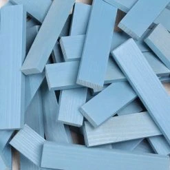 KAPLA-Holzplättchen 40er Box Hellblau Pinienholz Bausteine -Le Toy Van Geschäft kapla 40er hellblau 3