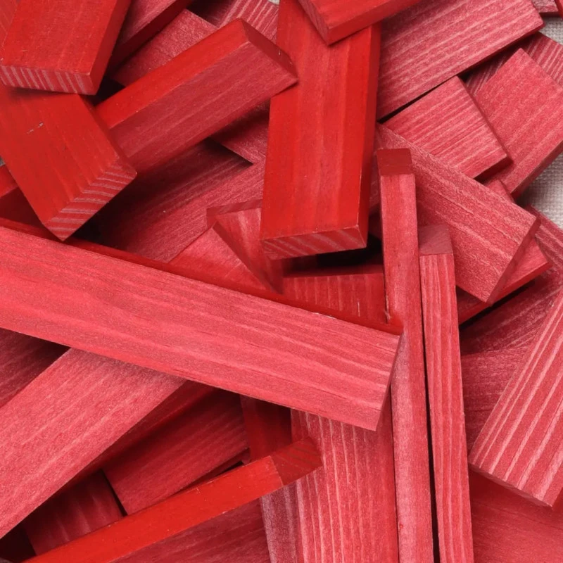 KAPLA-Holzplättchen 40er Box Rot Pinienholz Bausteine 8 KAPLA-Holzplättchen 40er Box Rot Pinienholz Bausteine – Bild 6