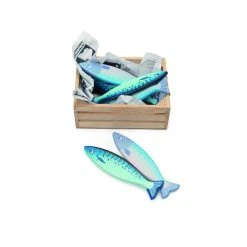 Le Toy Van TV184 HoneyBee "Holzkiste Mit 6 Fischen" Für Kaufladen Holz