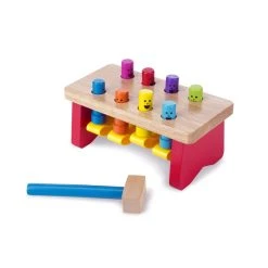 Melissa & Doug 14490 Klopfbank Mit Hammer Motorikspielzeug