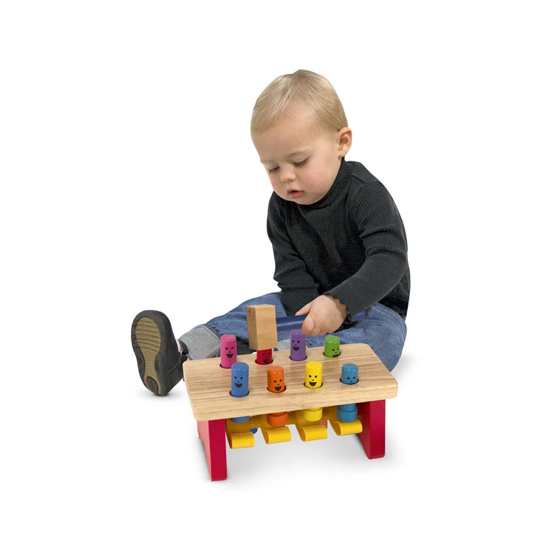 Melissa & Doug 14490 Klopfbank Mit Hammer Motorikspielzeug 4 Melissa & Doug 14490 Klopfbank Mit Hammer Motorikspielzeug – Bild 2