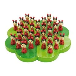 Ulysse 3817 Solitär "Marienkäfer" Solitaire Holz Brettspiel