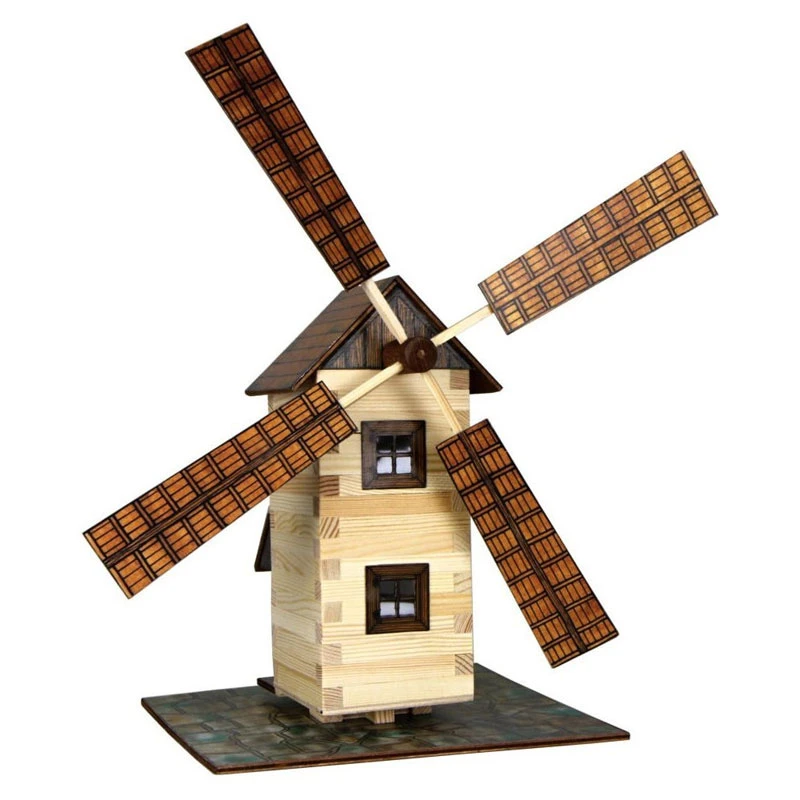 Walachia W15 "Windmühle" Modellbaukasten 1:32 Holz 3 Walachia W15 "Windmühle" Modellbaukasten 1:32 Holz